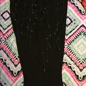 Long black dress